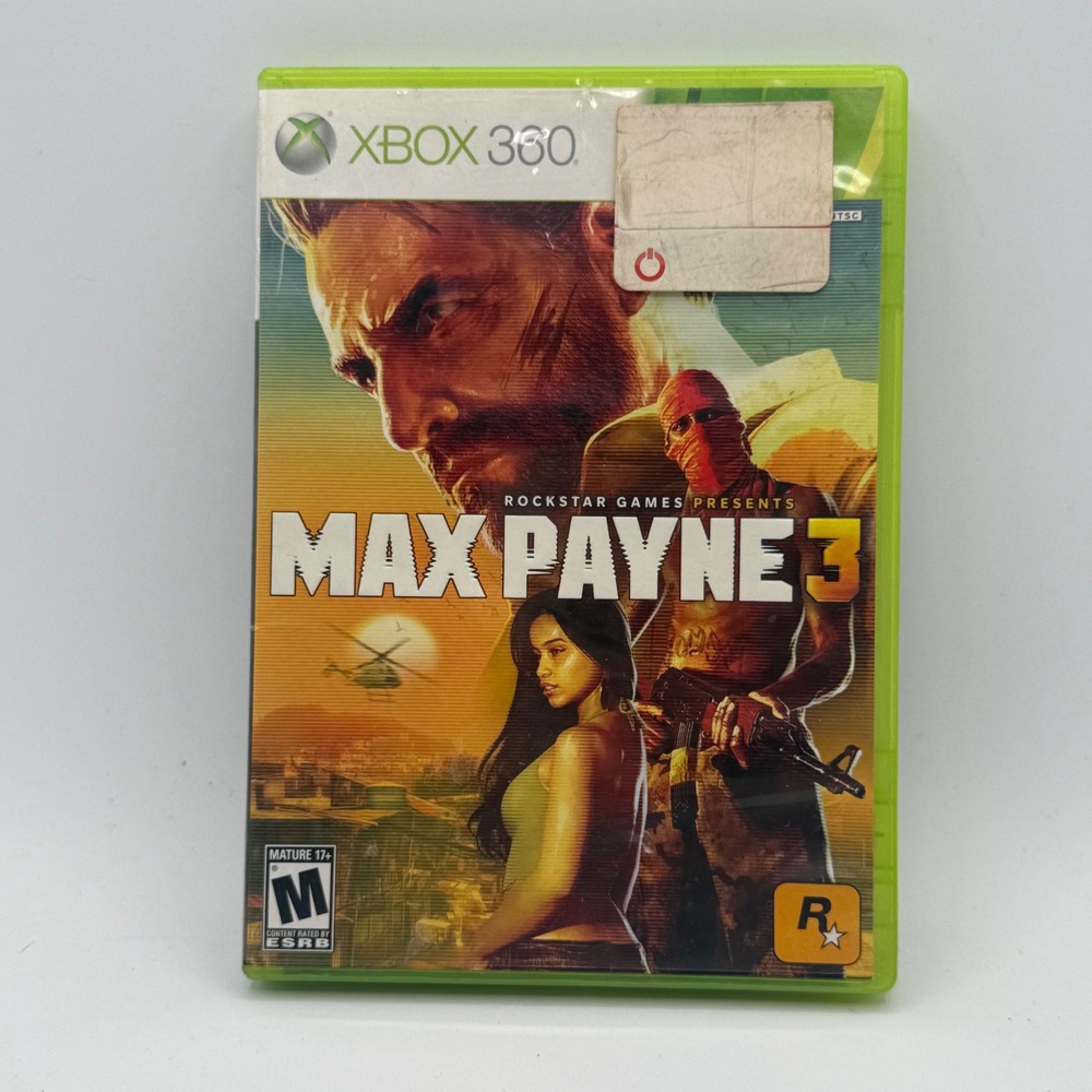 Rockstar Max Payne 3 Xbox 360 One Size Green Good 2-Disc Action Game